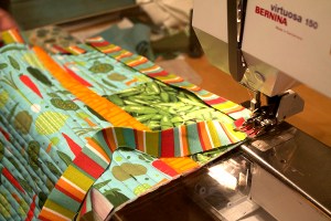 Make sure to catch right edge of pocket in binding (image 4)